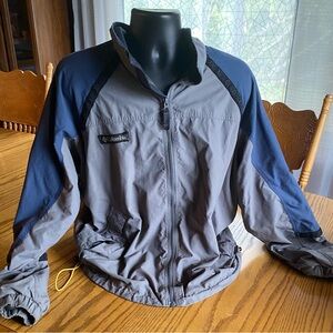 Columbia Jacket Windbreaker Men’s XL blue Vented back